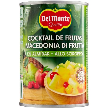 DEL MONTE MACEDON FRUTTA SCIROP 420G X12 