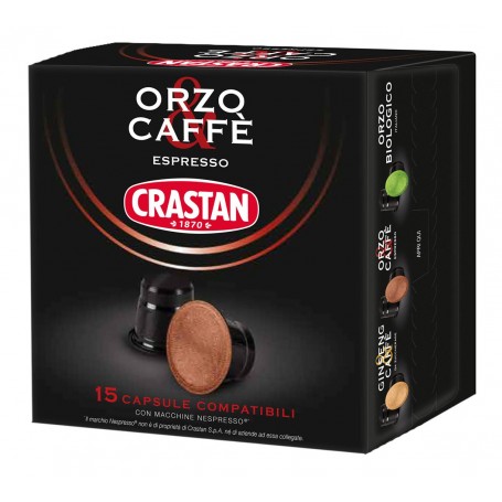 CRASTAN ORZO CAFFE 15 CAPS 40 GR X6 