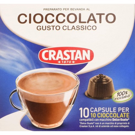 CRASTAN CIOCCOLATO 10 CAPS 180GR X6 