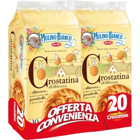 CROSTATINE ALBICOCC BIPAC MULINO 800GX6 