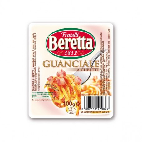 BERETTA CUBETTI DI GUANCIALE 100 GR X 12 