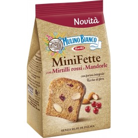 MINI FETTE MIRTILLI ROSSI 90 GR X 10 