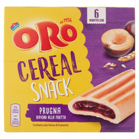 ORO CEREAL SNACK PRUGNA GR 162 X 12 PZ 