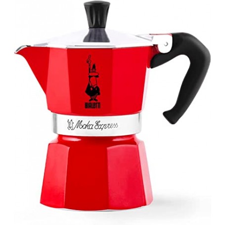 BIALETTI MOKA EXPRESS ROSSA 3 TAZZE X6PZ 