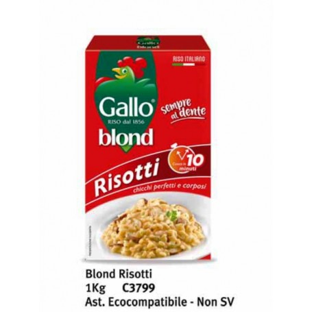 RISO GALLO BLOND RISOTTI KG 1 X9 PZ 