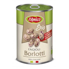 D'AMICO FAGIOLI BORLOTTI BIO GR 400X12PZ 