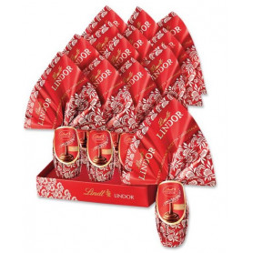 LINDT EXPO MINI UOVO LINDOR LATTE X 12 