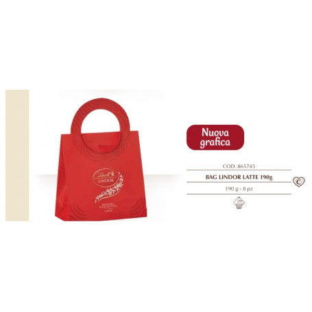 LINDT BAG SHOP LATTE  GR190 X 8 