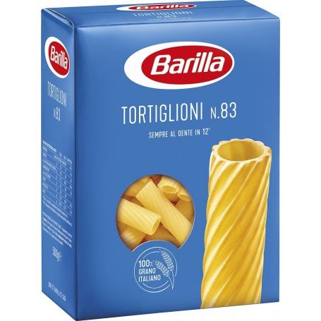 PASTA BARILLA TORTIGLIONI N83 500GR X30 