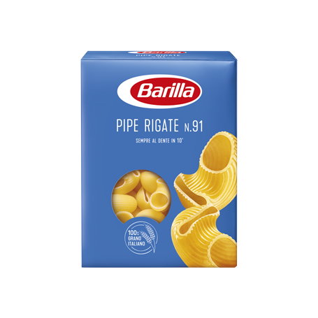 PASTA BARILLA PIPE RIGATE N91 500GR X30 