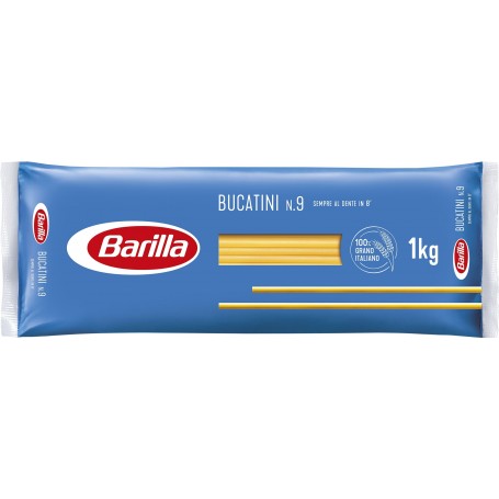 PASTA BARILLA BUCATINI N°9 1KG X18 