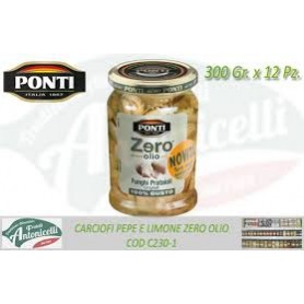 CARCIOFI Z/OLIO G 300 X 12 PONTI 