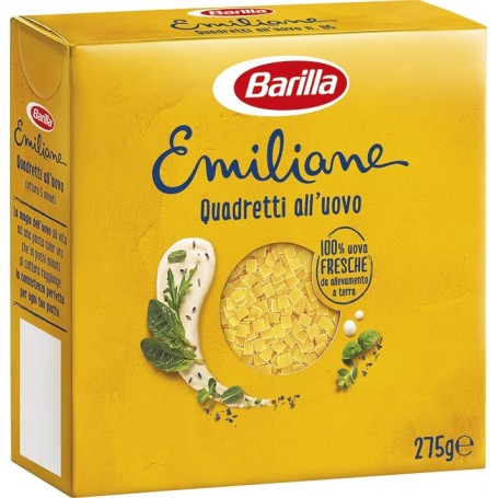 BARILLA PASTINE QUADRETTI ALL'UOV 275X24 