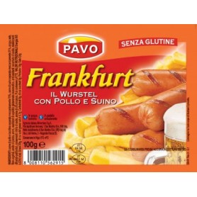 WURSTEL POLLO E SUINO PAVO 100 GR X 35 5 PEZZI € 1