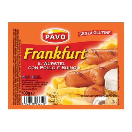 WURSTEL POLLO E SUINO PAVO 100 GR X 35 5 PEZZI € 1