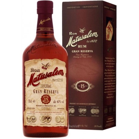 RUM MATUSALEM GRAN RESERVA 15ANNI ASTUCCIO