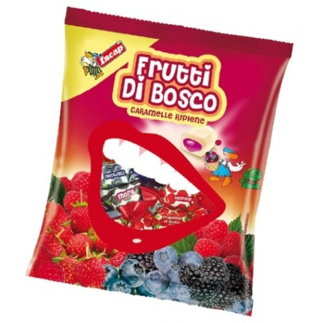 INCAP CARAMELLE FRUTTI DI BOSCO 500GRX24 