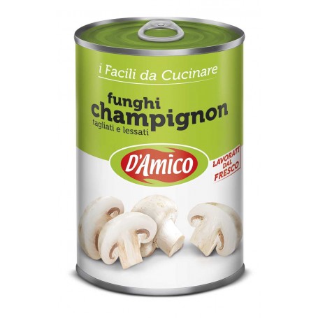 D'AMICO FUNGHI CHAMPIGNO LATTA 400GRX24 