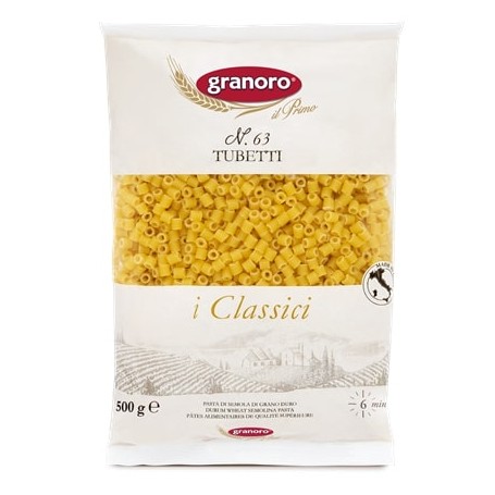 GRANORO TUBETTI N°63 500GR X24 