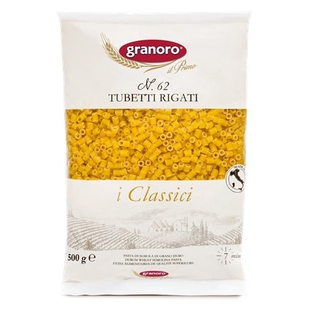 GRANORO TUBETTI RIGATI N°62 500GR X24 