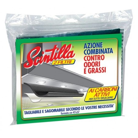 SCINTILLA 2 FILTRI ODORI E GRASSI X5 PZ 