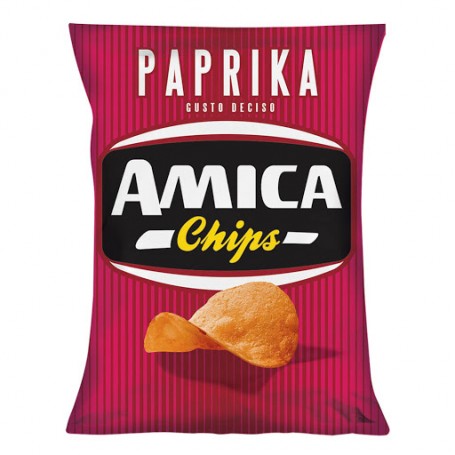 AMICA CHIPS PATATINE PAPRIKA 25GR X28 