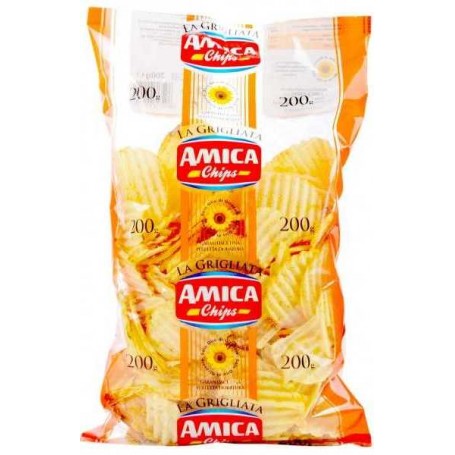 AMICA CHIPS PATATINE GRIGLIATE 200GR X12 