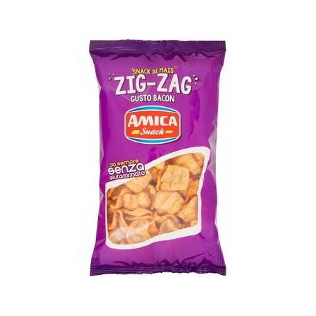 AMICA CHIPS ZIG ZAG BACON 160GR X12 