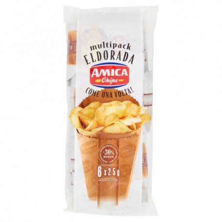 AMICA CHIPS MULTIPACK ELDOR 25GR X6 X12 