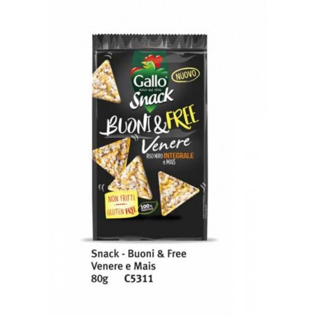 RISO GALLO SNACK VENERE E MAIS 80GR X12 