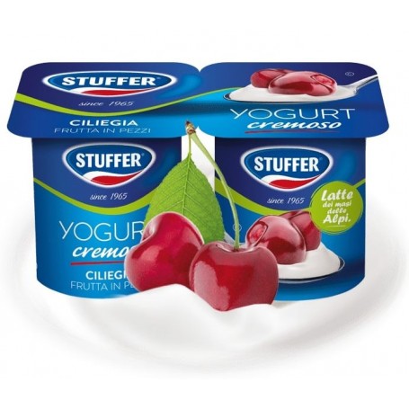 STUFFER YOGURT PEZZI CILIEG 125GR X2 X12 