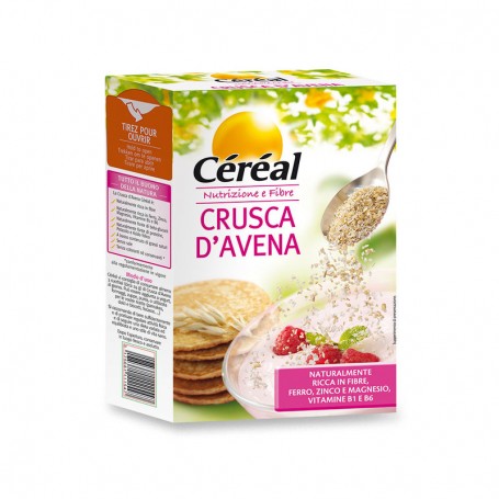 CEREAL CRUSCA D'AVENA 400GR X12 