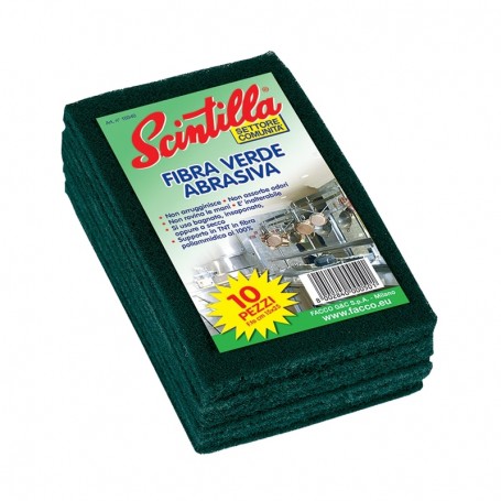 SCINTILLA COMUNITÀ FIBRA VERDE 10PZ X100 